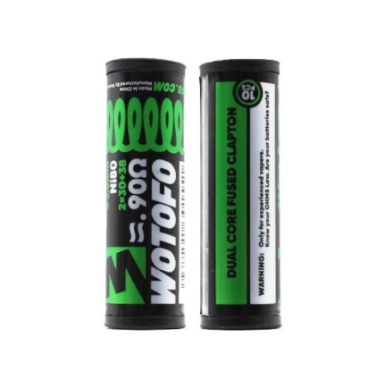 Elektromos cigi Wotofo Dual Core Fused Clapton Ni80 30GA*2+38GA 0.9 Ohm