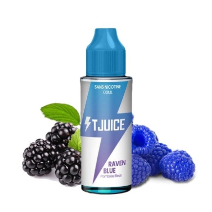 Bild von T-Juice Raven Blue 0mg 100ml