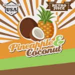 Picture of Big Mouth  Retro Juice - PINEAPPLE and COCONUT aroma 10ml