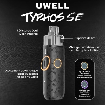 Obrázok z Uwell Typhos SE  6ml 2000mAh MTL/RDL